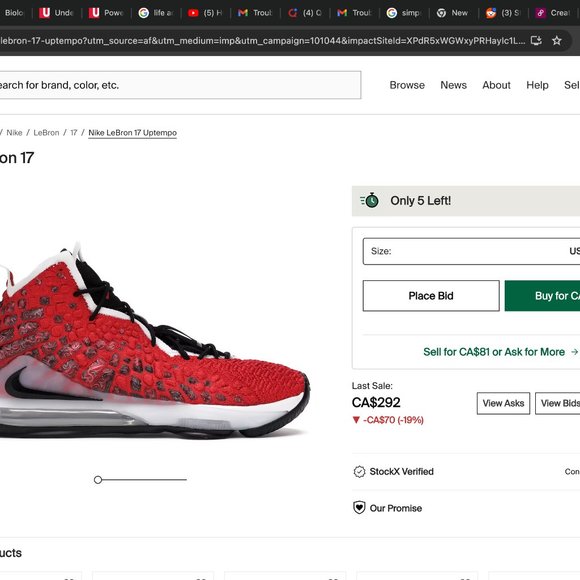 Nike Lebron 17 - Picture 9 of 9